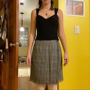 significance plaid skirt